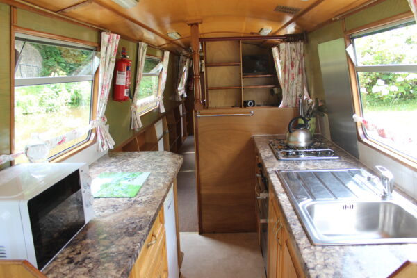 Fully equipped galley kitchen